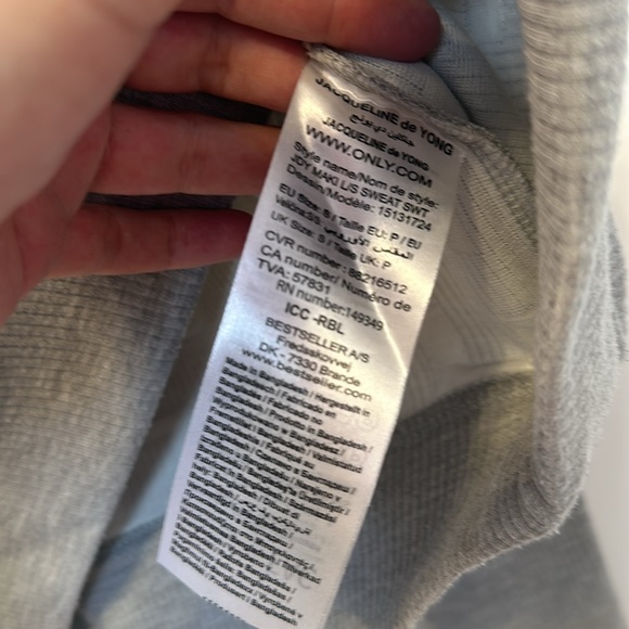 ⛱️ 2/20$ Jacqueline de Yong Only grew puffy embroidery in grey - Picture 8 of 8